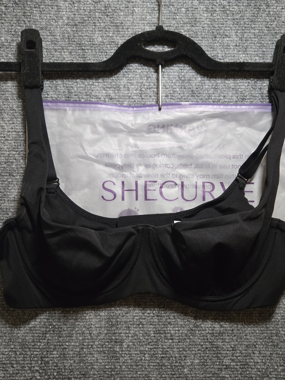 SheCurve Black Underwire Bra - Supportive Women's Intimates